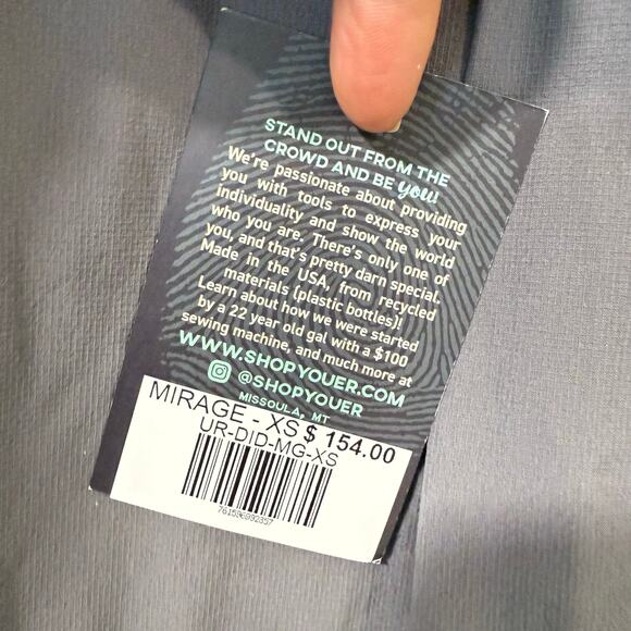 Youer Women's Mirage Dress Athetic Mini Tank Zipper Built in Shorts Gray NEW XS - Picture 4 of 10